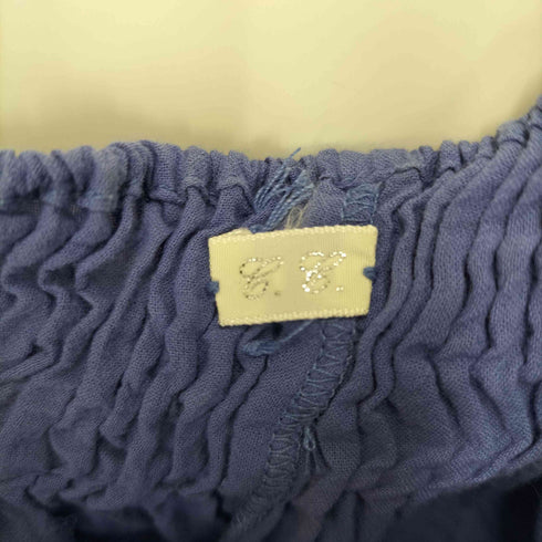 Hug O War Cloth&Cross スモッキング刺繍 ギャザーブラウス レディース