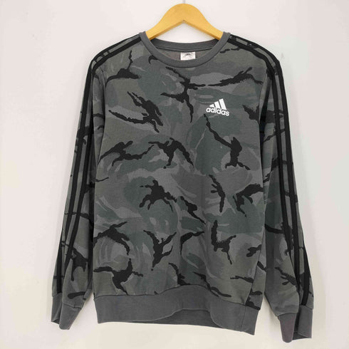 アディダス adidas エッセンシャルズ カモフラージュ クルースウェット メンズ JPN:M