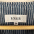 ロワズィール LOISIR リネンストライプパッチワーク3WAYノースリーブワンピース レディース JPN:38