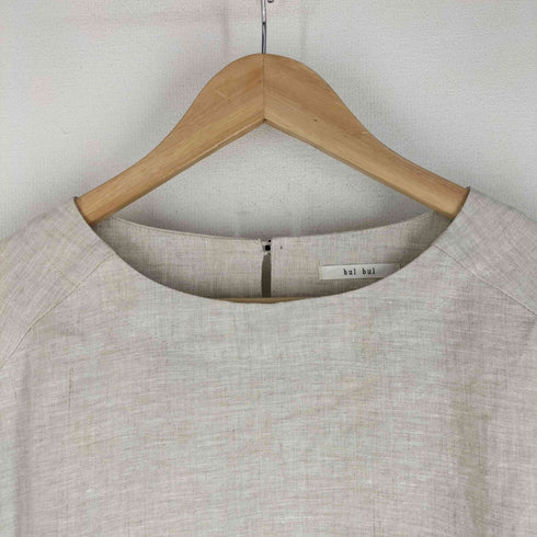 bul bul 刺繍リネンワンピース レディース
