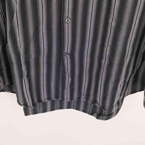 ペリーエリス PERRY ELLIS ストライプ レギュラーカラー L/S シャツ メンズ import:XXL