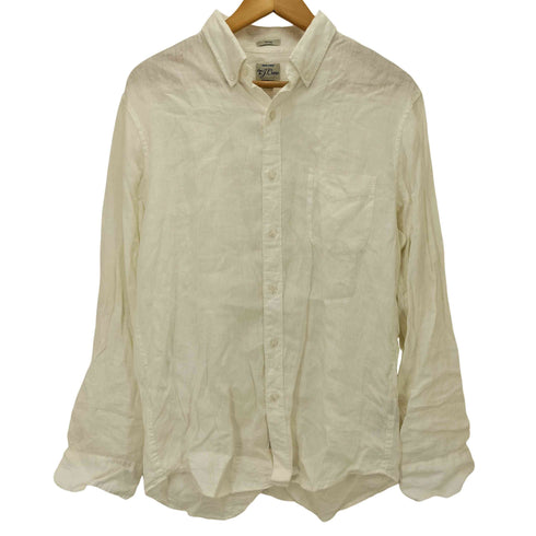 ジェイクルー J.CREW ベトナム製 SLIM L/S リネンシャツ メンズ import:M