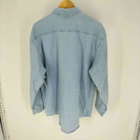 CHRISTINE ALEXANDER スター スタッツ ボタンダウン L/S デニム シャツ メンズ import:XL