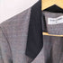 アルフレッドダナー ALFRED DUNNER USA製 襟パイル 切替 チェック 2B テーラード ジャケット レディース US:12