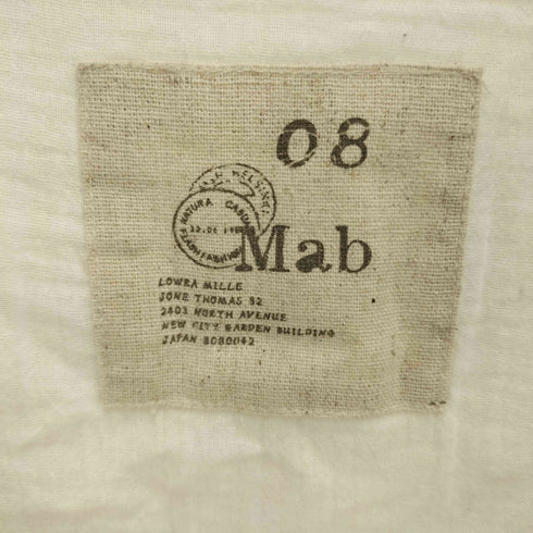 ゼロハチマブ 08Mab ノースリーブタックワンピース レディース FREE