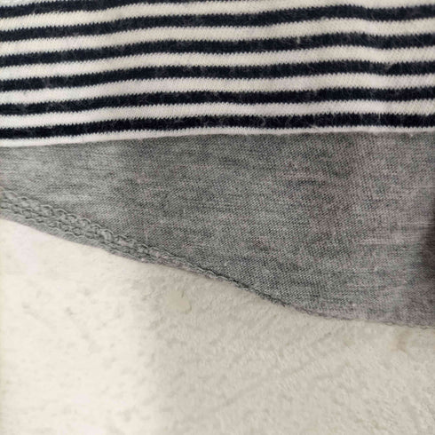 サカイ Sacai キュプラポケット ボーダーVネックTシャツ メンズ JPN:1
