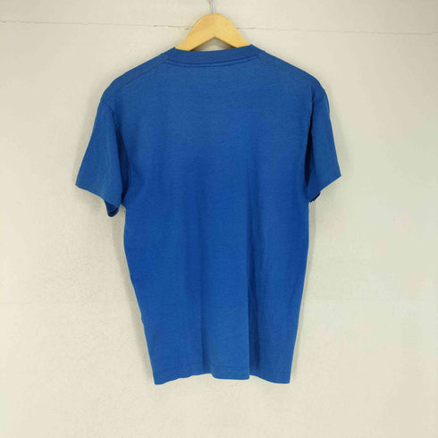 スクリーンスターズ SCREEN STARS 80s USA製 フロッキープリントクルーネックTシャツ メンズ JPN:L