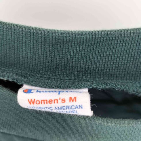 チャンピオン Champion 素材切替 クルーネック スウェット シャツ レディース import:M