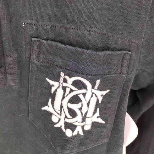 ラルフローレン RALPH LAUREN ロゴ 刺繍 ナンバーパッチ L/S ラガー シャツ レディース import:M