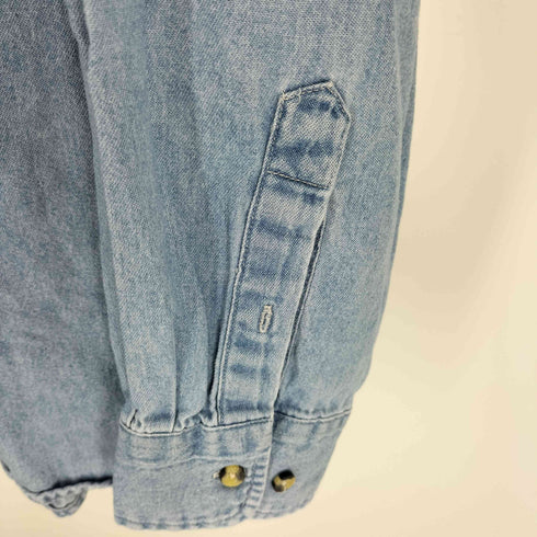 PORT and COMPANY 企業ロゴプリント ボタンダウン デニム L/S シャツ メンズ 2XL