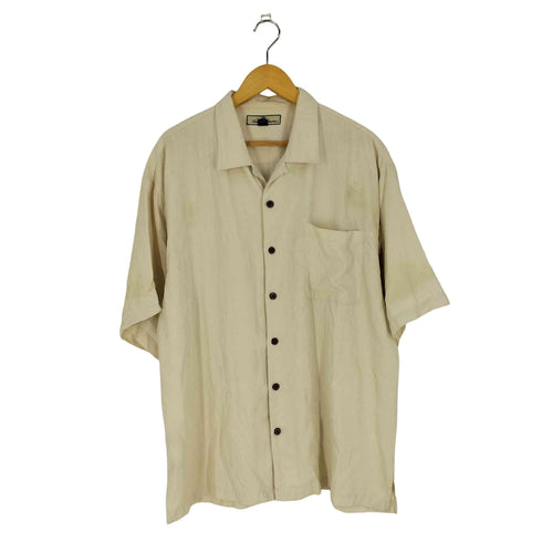 トミーバハマ Tommy Bahama 開襟 オープンカラー シルク アロハシャツ メンズ import:XL