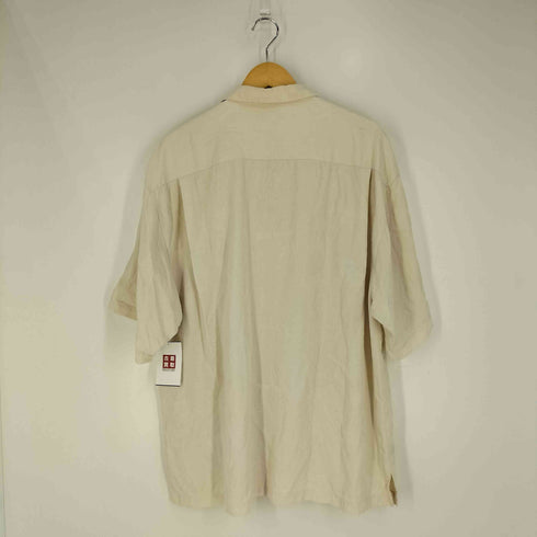 トミーバハマ Tommy Bahama 開襟 オープンカラー シルク アロハシャツ メンズ import:XL