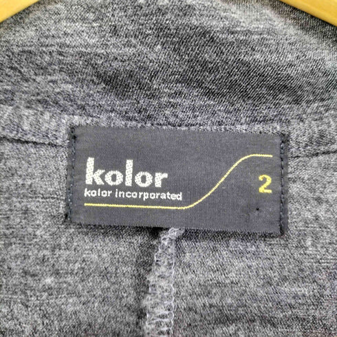 カラー kolor ウールナイロンカーディガン メンズ JPN:2