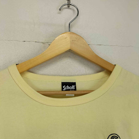 ショットブロス SCHOTT BROS. ダメージアメリカンフラッグ クルーネックTシャツ メンズ JPN:XL