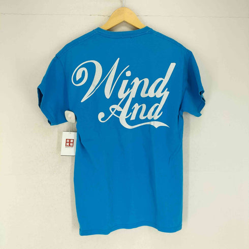 ウィンダンシー WIND AND SEA ロゴプリント グリッターTシャツ メンズ import:M