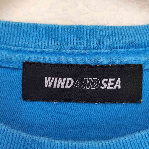 ウィンダンシー WIND AND SEA ロゴプリント グリッターTシャツ メンズ import:M