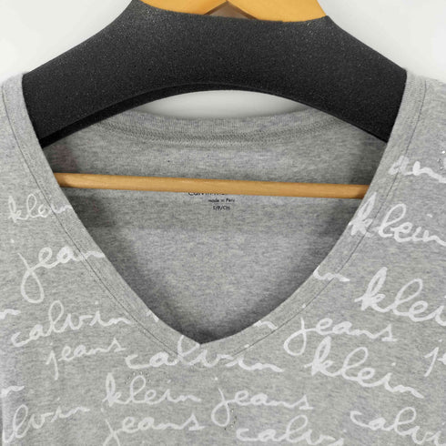 カルバンクラインジーンズ Calvin Klein Jeans ちびTシャツ スパンコール Y2K レディース import:S