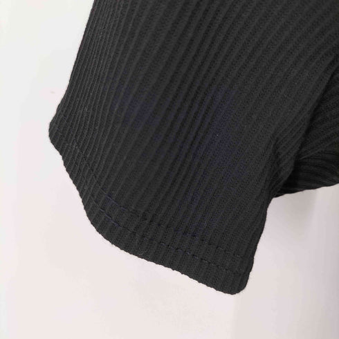 AQUAIST クロップドタイトハーフジップポロシャツ 楊柳 レディース import:M