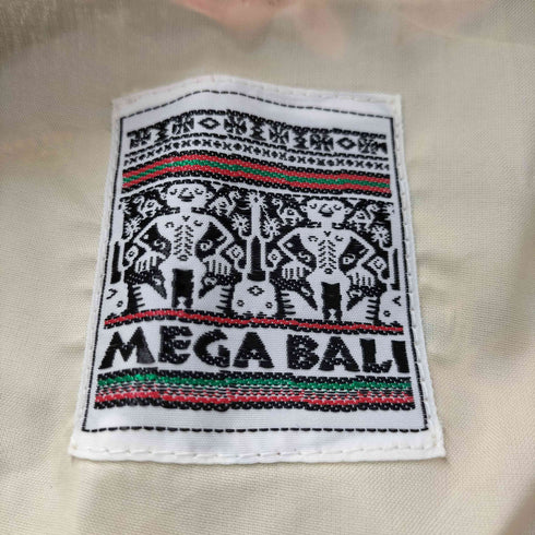 MEGABALI 80-90S 花柄 切替 ベスト メンズ