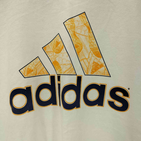アディダス adidas 90S USA製 ロゴプリント クルーネック 半袖Tシャツ メンズ JPN:L
