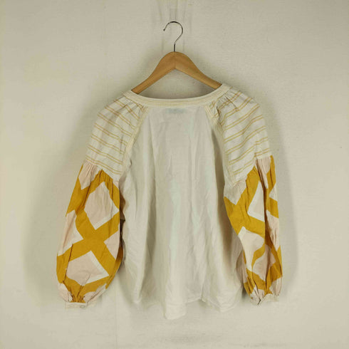 V.DE.VINSTER バルーンスリーブ 刺繍ブラウス レディース