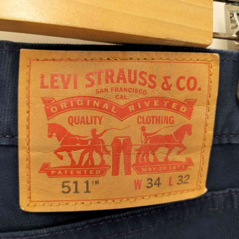 リーバイス Levis 511 インディゴストレートパンツ メンズ W34 L32