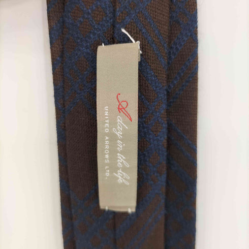 アデイインザライフユナイテッドアローズ A day in the life UNITED ARROWS ウールシルクネクタイ メンズ