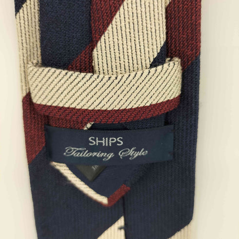 シップス SHIPS ストライプシルクネクタイ メンズ