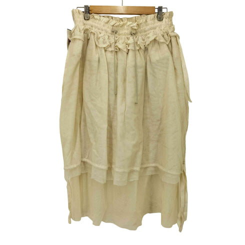 the khaki メッシュデザインイージースカート レディース M