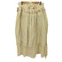 the khaki メッシュデザインイージースカート レディース M