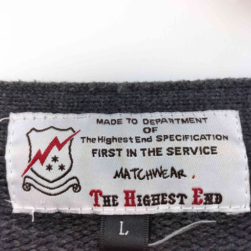 THE HIGHEST END MATCHWEAR 刺繍 カーディガン メンズ JPN:L