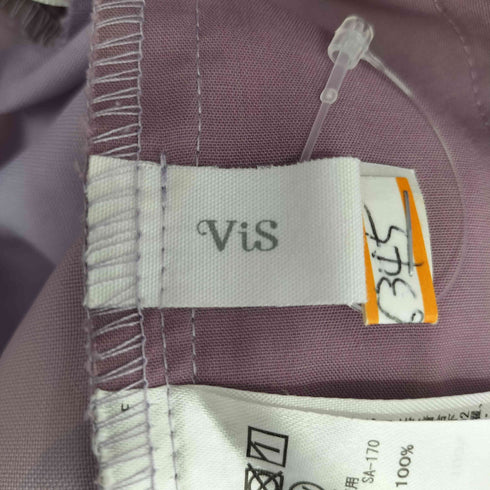 ビス ViS ピンタックワイドパンツ レディース FREE