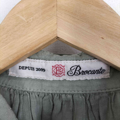ブロカント Brocante リネンキャンバスグランシャツ レディース JPN:2