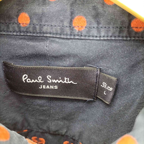 ポールスミスジーンズ Paul Smith JEANS ドット レギュラーカラー S/S シャツ メンズ import:L