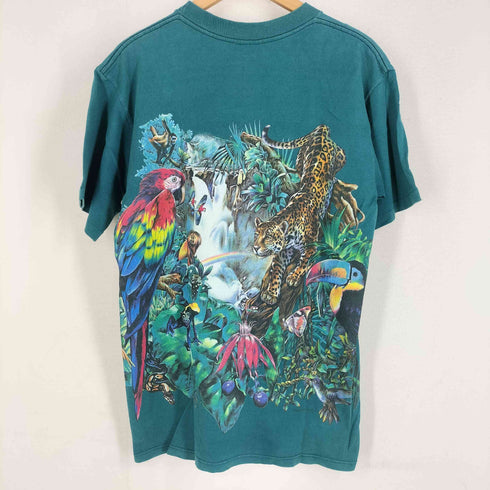 ハビタット Habitat USA製 RAINFOREST アニマルプリントTシャツ メンズ import:M