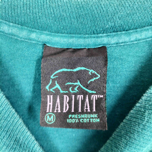 ハビタット Habitat USA製 RAINFOREST アニマルプリントTシャツ メンズ import:M