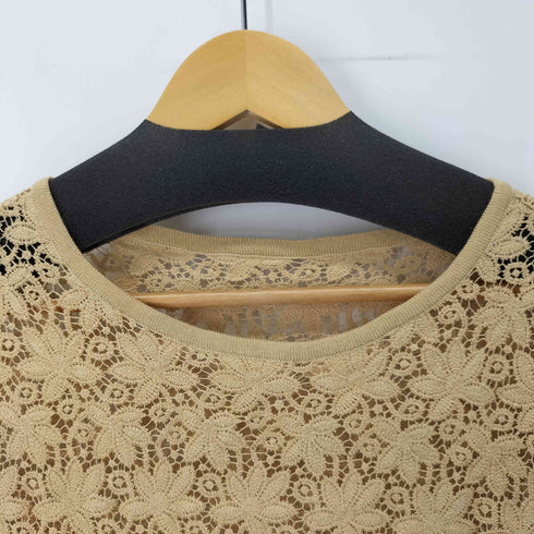 クリスチャンディオール Christian Dior 花柄 レーストップス レディース JPN:M