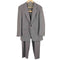 アントニオフスコ ANTONIO FUSCO 日本製 PURE NEW WOOL ピンストライプ テーラードジャケット 1タックスラックス セットアップ メンズ 98AB6