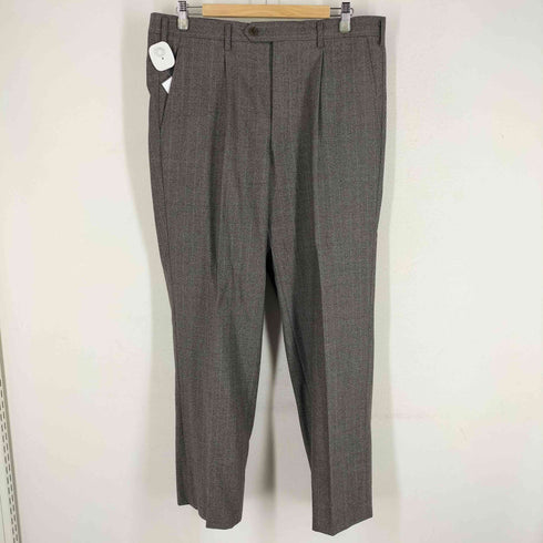 アントニオフスコ ANTONIO FUSCO 日本製 PURE NEW WOOL ピンストライプ テーラードジャケット 1タックスラックス セットアップ メンズ 98AB6