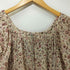 Cloth & Cross バルーンスリーブ 花柄ブラウス レディース