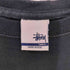 ステューシー Stussy 00s Y2K MADE IN USA 銀タグ ブランドロゴプリント ショートスリーブ クルーネックTシャツ ミニトップス ショート丈 レディース import:S