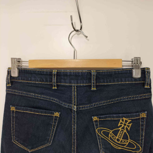 ヴィヴィアンウエストウッド Vivienne Westwood バックポケットオーブ刺繍 スキニーデニム レディース 2