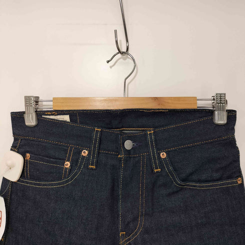 リーバイス Levis 米国製 511 赤耳 BIGE 内股シングル 紺カン セルヴィッチ ジップアップ ストレートデニムパンツ レディース W28 L32