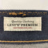 リーバイス Levis 米国製 511 赤耳 BIGE 内股シングル 紺カン セルヴィッチ ジップアップ ストレートデニムパンツ レディース W28 L32