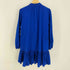 ザラ ZARA BLUISH RUFFLED SHIRT DRESS レディース import:M