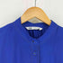 ザラ ZARA BLUISH RUFFLED SHIRT DRESS レディース import:M