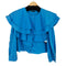 ザラ ZARA フリルシャツブラウス レディース import:M