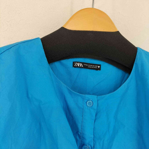 ザラ ZARA フリルシャツブラウス レディース import:M