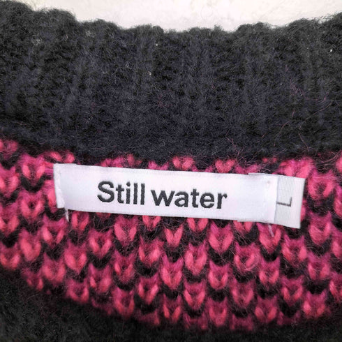 still water グラデーション ヘヴィニット メンズ import:L