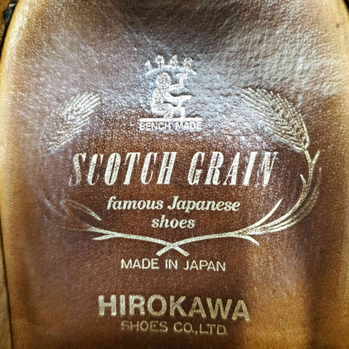 スコッチグレイン SCOTCH GRAIN Vチップレザーシューズ メンズ 6